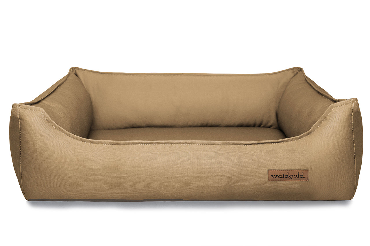 Schlummerwiese - orthopädisches Hundebett aus Baumwolle (antiallergisch + kochfest)