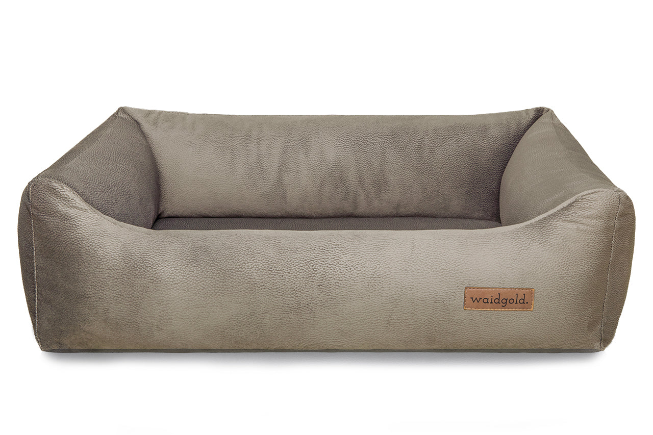 Schlummerwiese - orthopädisches Hundebett SUPERSOFT (Beschichtung gegen Tierhaare)